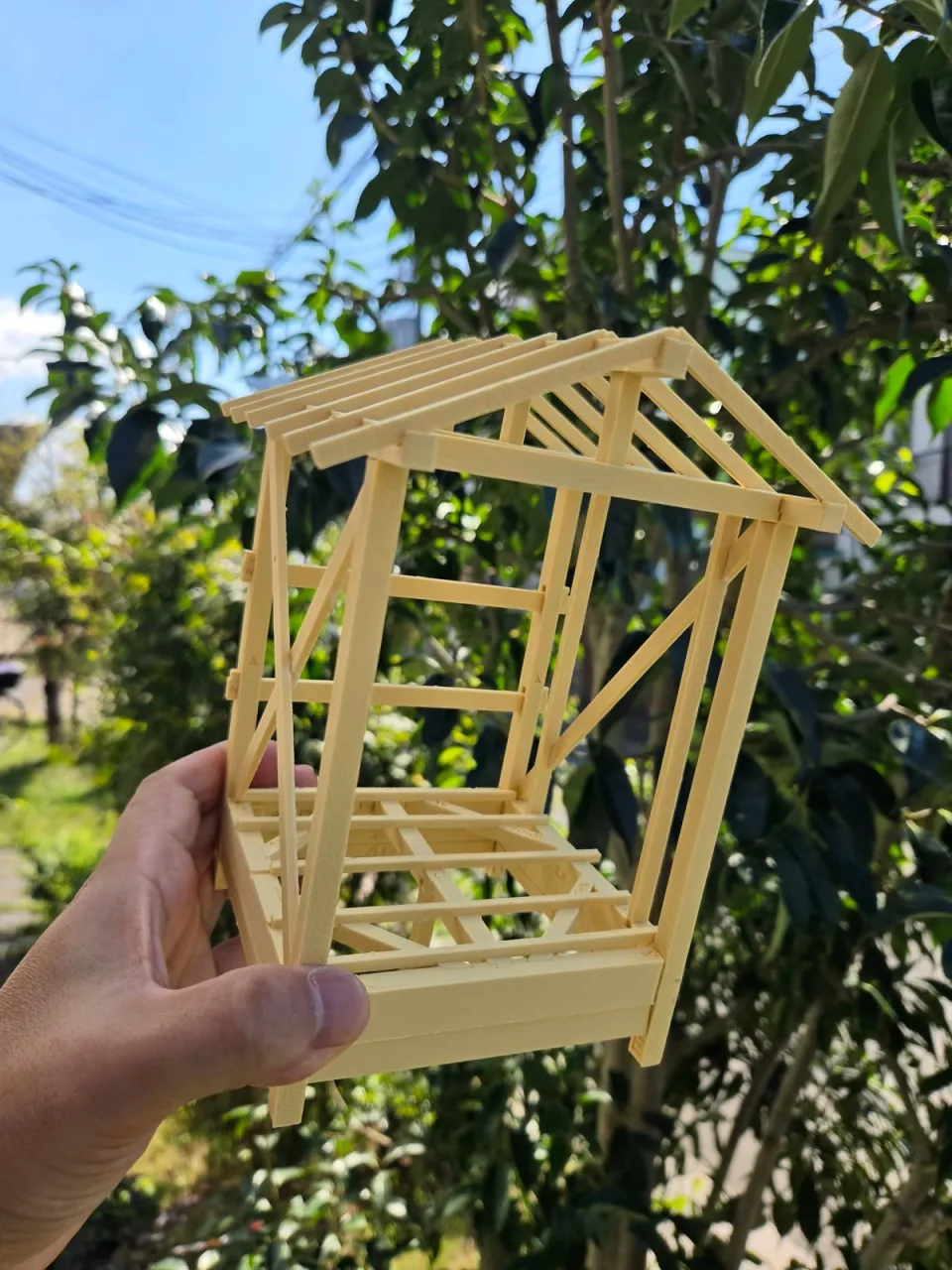 3Dプリンタで木組みを再現しました｜1/18の小屋「学び家」